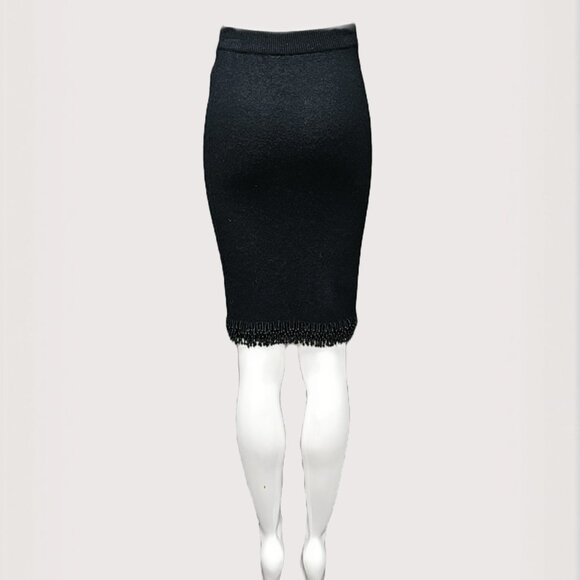 Ports Two Piece Black Angora Beaded Set - Picture 9 of 9